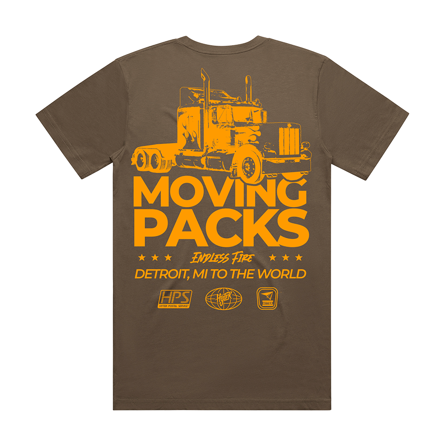 Hytek Moving Packs T-shirt - UPS Brown