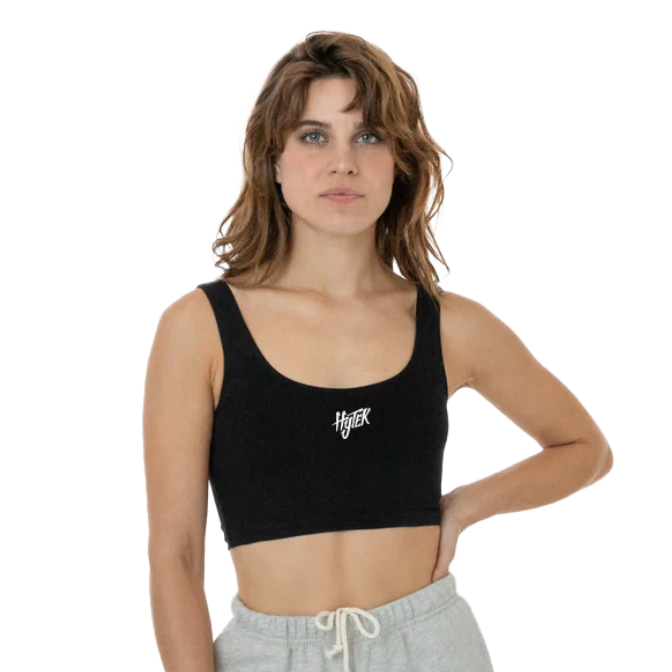 Hytek Women's Cotton Spandex Crop Tank