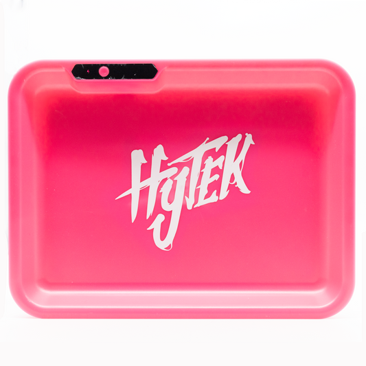 Hytek Light Up Rolling Tray - Pink